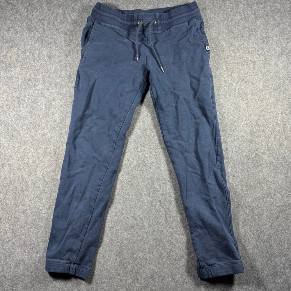 American Giant Womens Navy Blue Cotton‎ Jogger Sweatpants Made in USA Size M